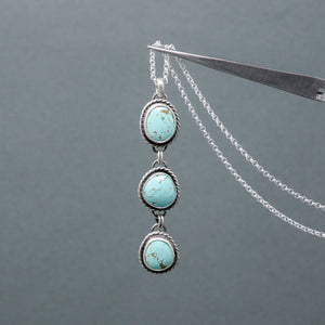 Three Turquoise Necklace