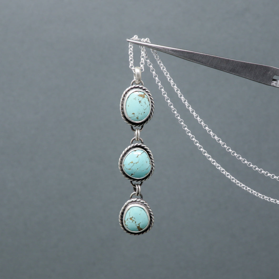 Three Turquoise Necklace