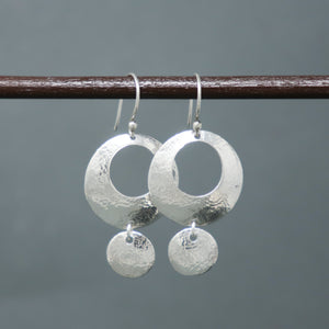 Double Circle Cutout Earrings