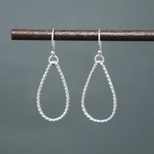 Load image into Gallery viewer, Twisted Teardrop Earrings