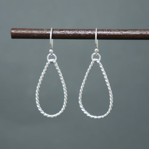 Twisted Teardrop Earrings