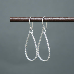 Twisted Teardrop Earrings