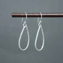 Load image into Gallery viewer, Twisted Teardrop Earrings