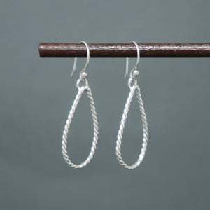 Twisted Teardrop Earrings