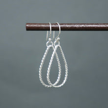 Load image into Gallery viewer, Twisted Teardrop Earrings