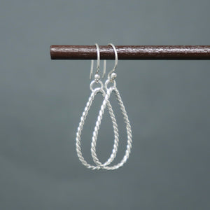 Twisted Teardrop Earrings