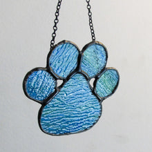 Load image into Gallery viewer, Blue Textured Paw Print